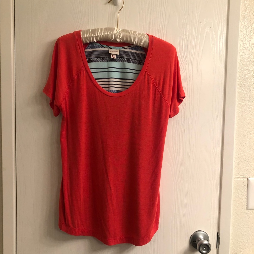 Mossimo Mixed Media Short Sleeve Shirt